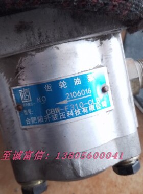 合肥阳升液压 齿轮油泵 CBW-F310-CLB CLP CFP ALP ALH 液压泵