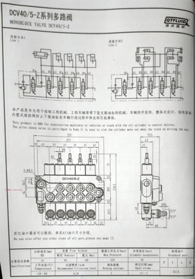 DCV40/6-0073液压阀QTFLUID