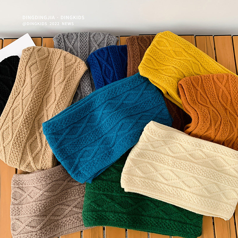 W 기하학 스카프