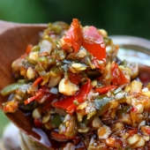 彩椒酱 下饭菜凉菜拌饭拌面拌粉酱 鲜辣椒酱手工剁椒酱双椒蒜蓉酱