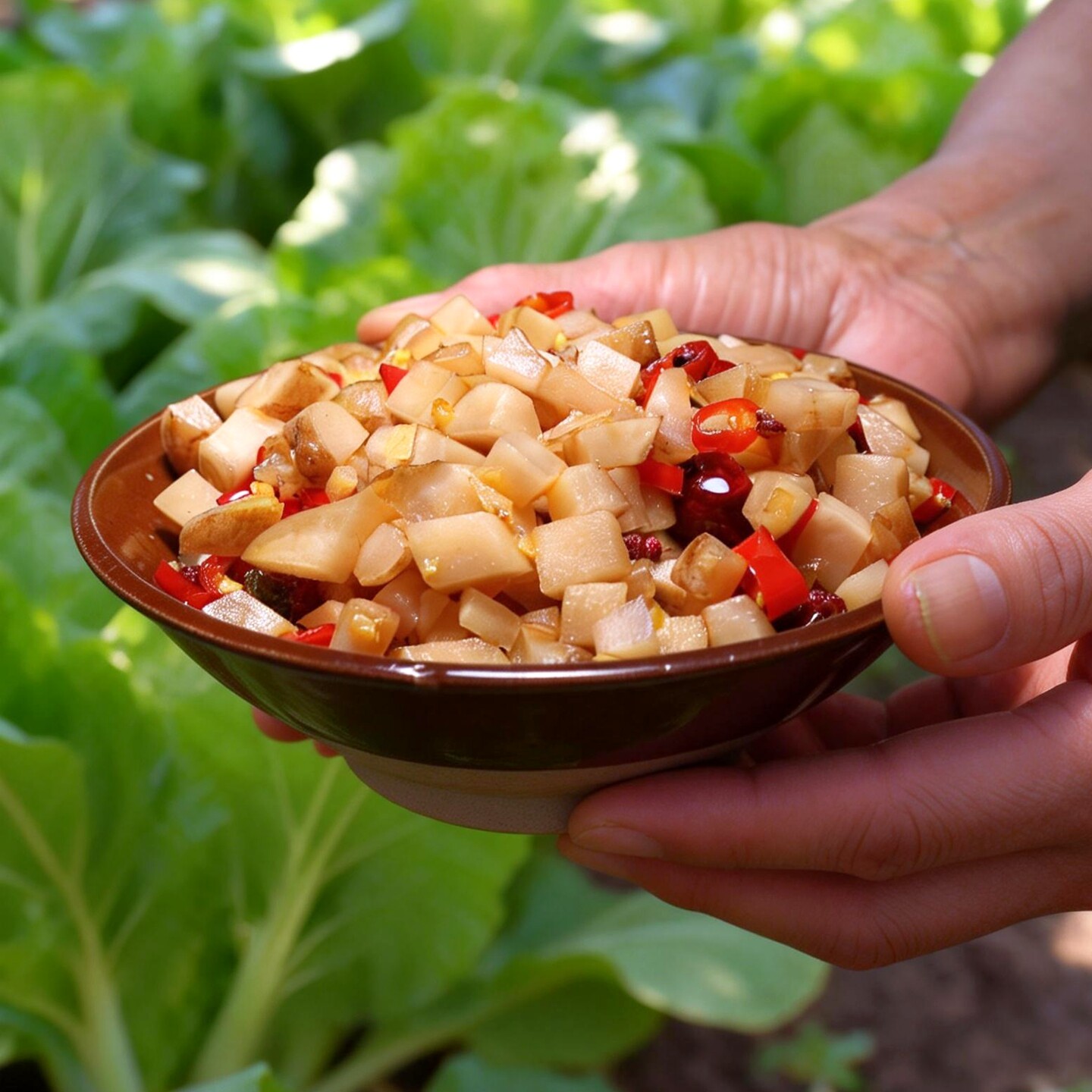干辣子炒泡洋姜 酸辣脆爽开味小菜下饭菜 四川泡菜咸菜夹馒头佐粥