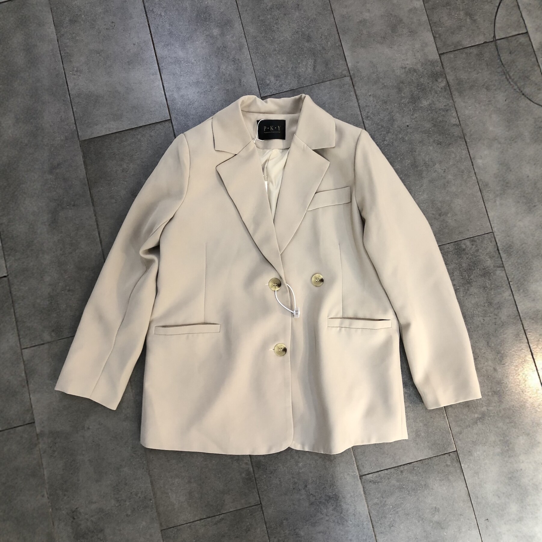 西装外套女长袖西服纯色翻领简约显瘦宽松休闲百搭开衫气质洋气韩