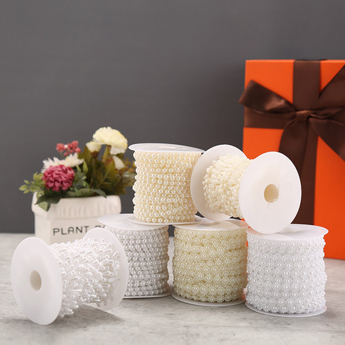 diy手工连线珠做手工花篮