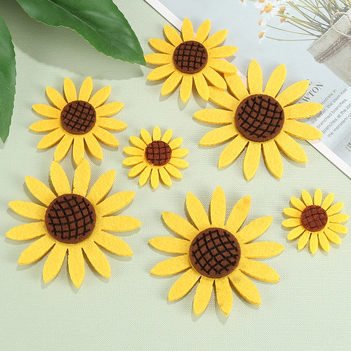 栋梁鸟无纺布向日葵3种大小