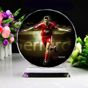 杰拉德周边摆件纪念品人偶手办水晶海报利物浦英格兰球迷生日礼物