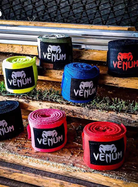 VENUM毒液拳击绑带HANDWRAPS护手带 散打泰拳缠手带拳击绷带