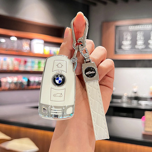 适用宝马插入式钥匙套老款X1扣3系320i壳5系X5X6E90汽车7包z4保护