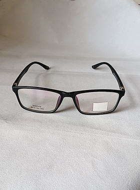 西开眼镜框架tr90大号宽脸58048黑色