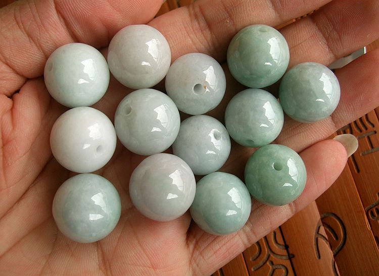 17MM直径超大圆通珠玉珠A料翡翠