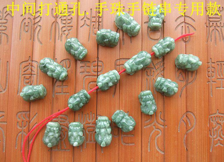 手链小号貔貅中通实拍图缅甸玉