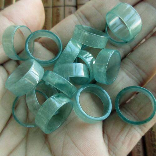 蓝水危料小玉环跑环玉圈