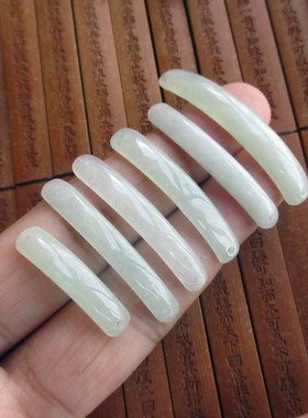 保真小条款小弯条小手链手牌20824-25缅甸玉天然A货翡翠玉实拍图
