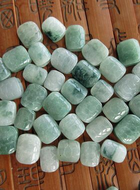 21072-1保真龟背龟壳手链用小吊坠缅甸玉天然A货翡翠玉实拍N31