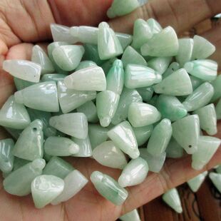 保真小个款多子小莲蓬淡绿21349缅甸玉天然A货翡翠玉实拍图H18