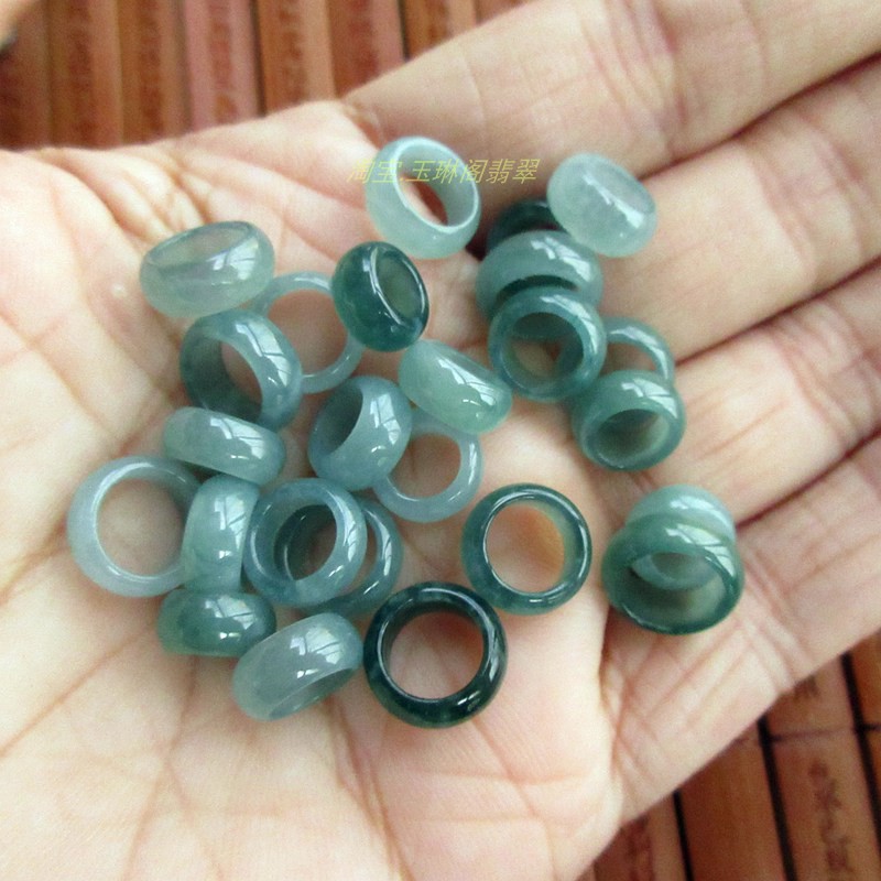 蓝水危料小玉环跑环玉圈