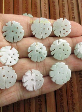 保真通孔小个圆形款福字小吊坠圆牌21766缅甸玉天然A货翡翠玉H20