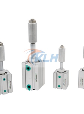 包邮SDAJS32X5X10X15X20X25X30X35X40X50B外牙带磁可调薄型气缸