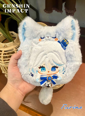 枫丹水神芙卡洛斯动漫零钱包二次元周边芙宁娜学生卡包耳机包