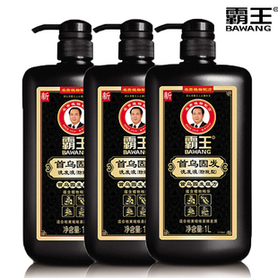 霸王首乌固发防脱洗发水1000ml何首乌改善发质控油乌发洗发液正品