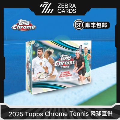 2025 Topps Chrome Tennis 网球球星卡收藏卡Breaker Delight直供