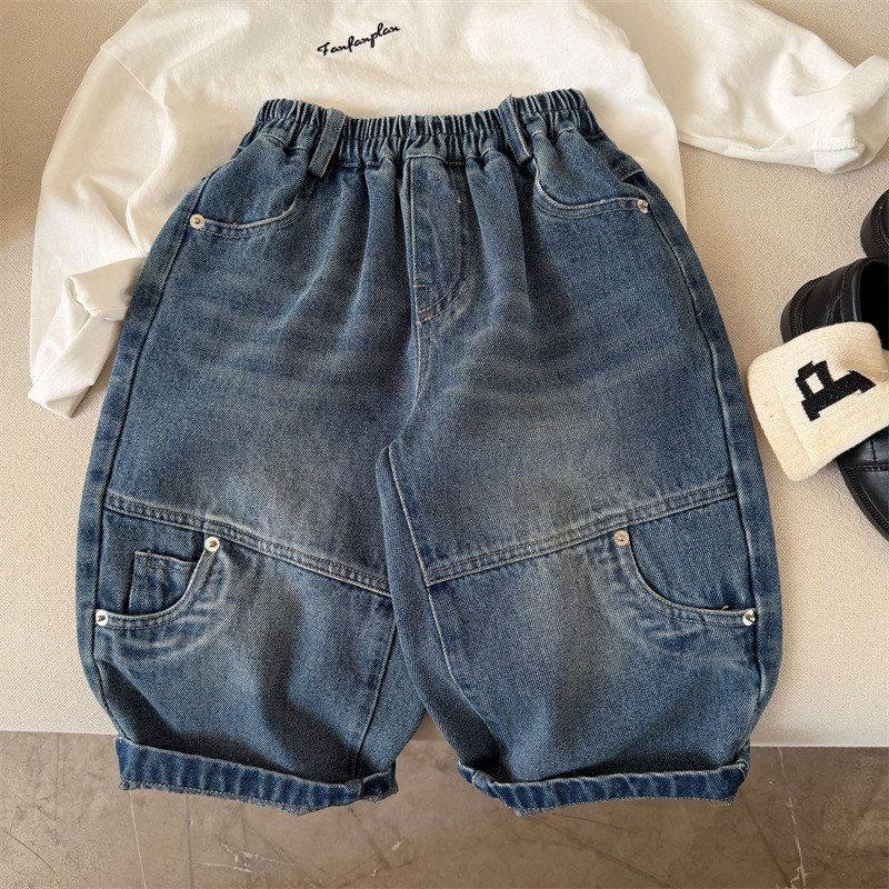 古德家儿童长裤2026春季新品男女童个性铆钉阔腿裤宝宝韩版,童装/婴儿装/亲子装,裤子,淘宝优惠券,粉丝福利购,淘宝优惠卷