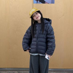 古德家童装2025冬季新品女童加厚羽绒服儿童排骨防风羽绒外套