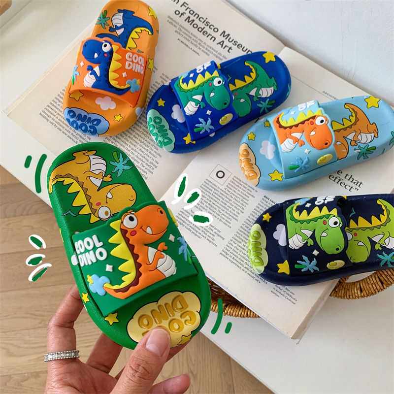 儿童拖鞋夏季男童女童卡通一字拖家居室内洗澡防滑软底童鞋凉拖