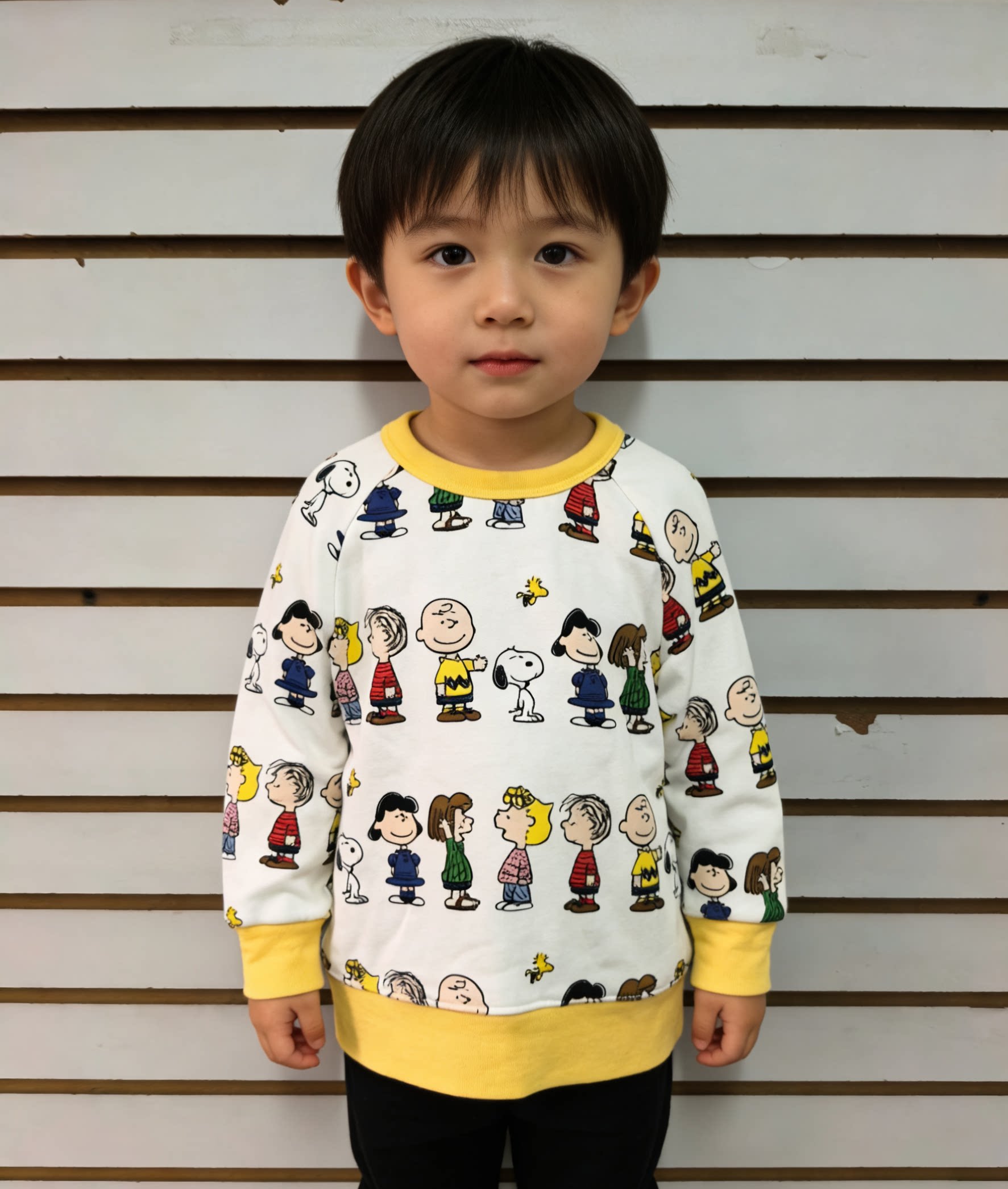 2026春款儿童卡通印花圆领长袖T恤男女童纯棉打底衫上衣