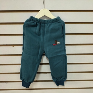 不退换儿童裤子秋冬款加绒加厚保暖卫裤男女童休闲运动长裤