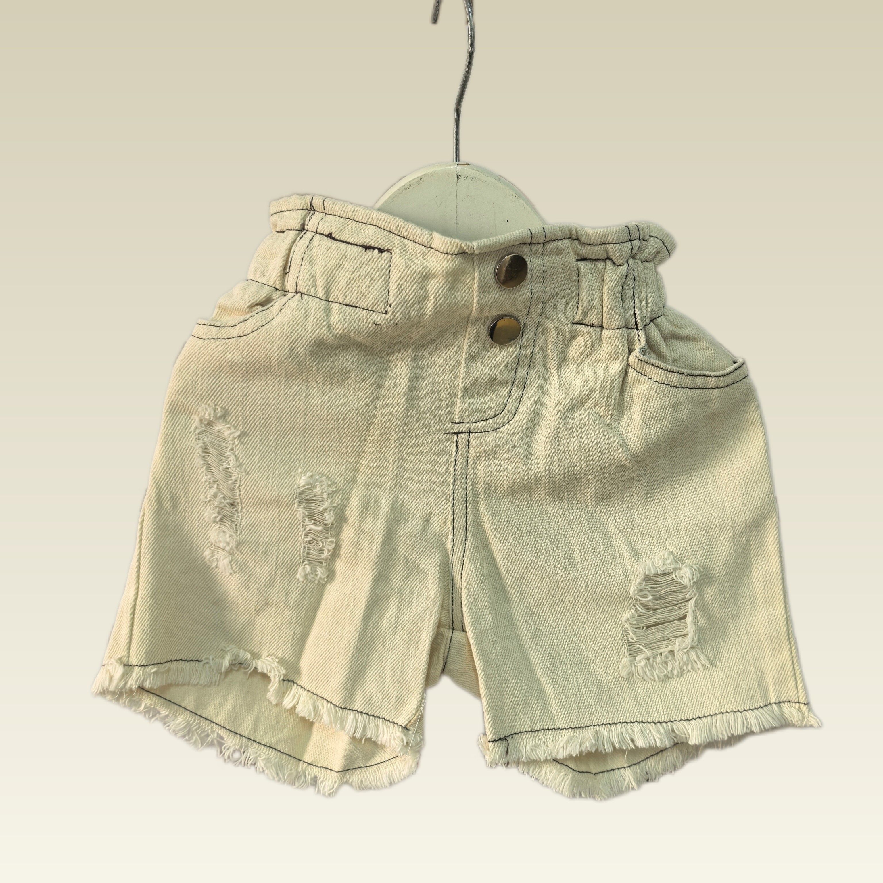 女童短裤夏季2026款儿童洋气中大童牛仔短裤外穿热裤破洞