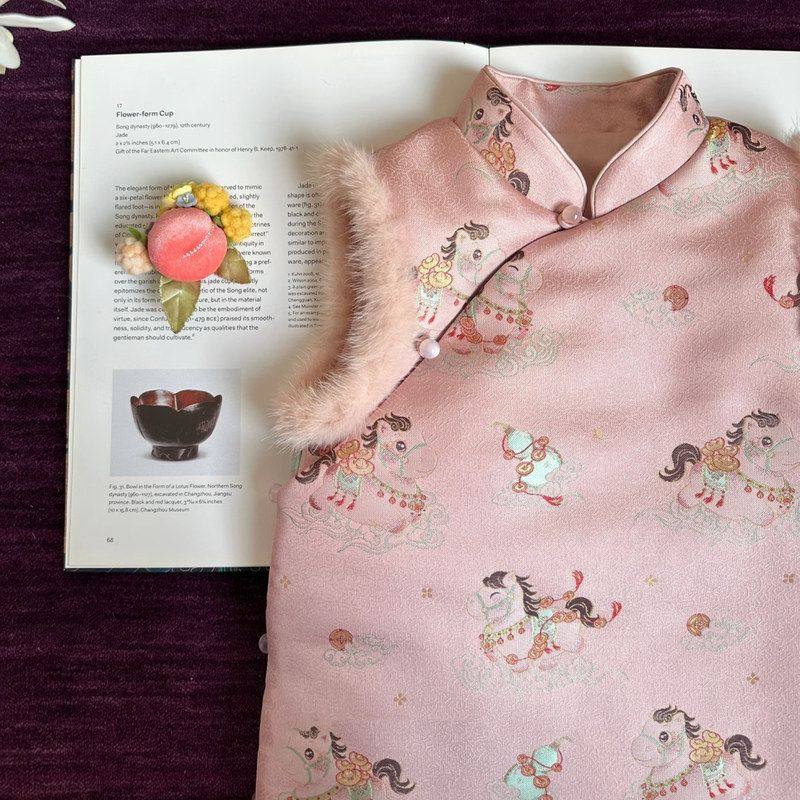 古德家女童秋冬唐装年服马上有钱宝宝拜年服新年装女宝宝旗袍裙,童装/婴儿装/亲子装,旗袍,淘宝优惠券,粉丝福利购,淘宝优惠卷