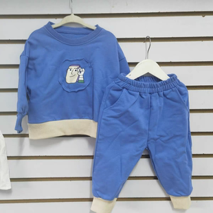 儿童卫衣套装2025新款男童女童宝宝加绒卫衣卫裤不加绒不退