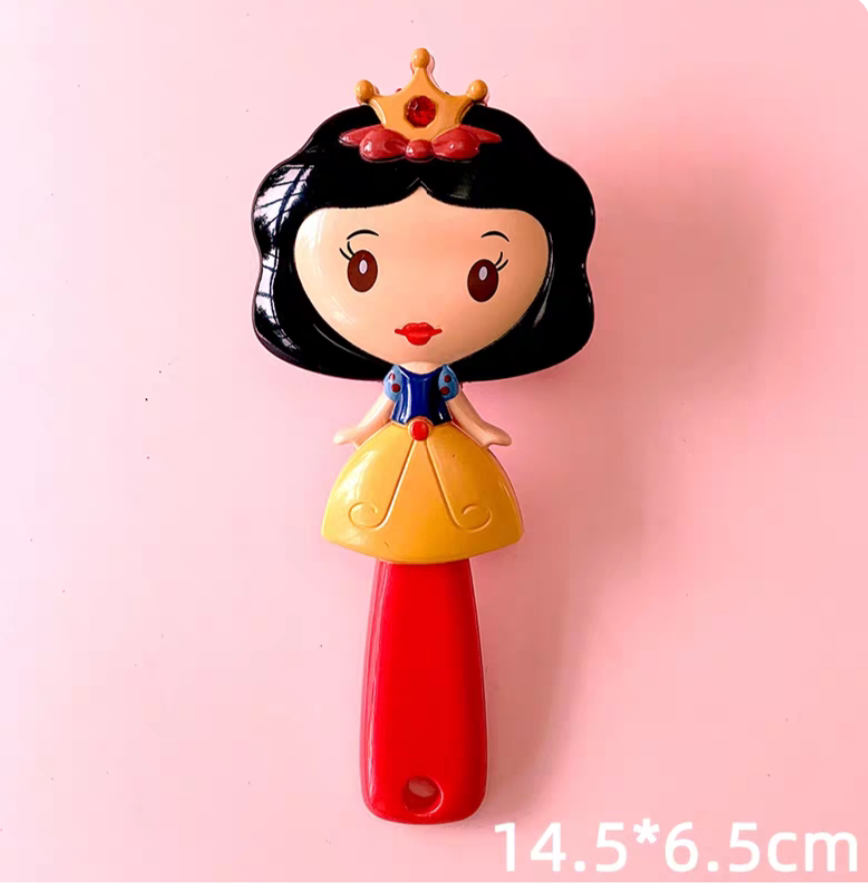 可爱儿童梳子卡通公主兔子爱莎气垫梳女孩女童宝宝发梳气囊按摩梳
