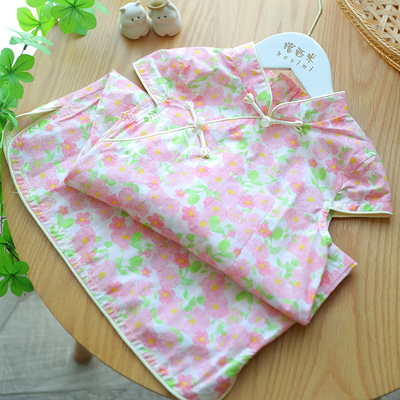 女童旗袍夏季款中国风