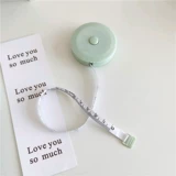 * Красивая маленькая тетя* Многократная простая простая роллевая мягкая линейка измеряет мини -кожаный ролик, измеряющий окружность талии