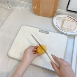 * Красивая маленькая тетя* ins простая кухня многопользовательская двухфункциональная двойная двойная использование режущей доски Творческая пластиковая доска