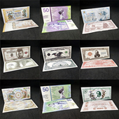 新款 外贸纪念币钞券 非流通纸币外贸商业钞观赏币收藏品