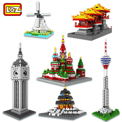 世界著名建筑钻石微型拼插玩具