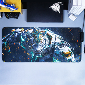 CAPERE RGB发光鼠标垫防水带拓展坞3.0USB扩展器竞技滑鼠垫 铠雷