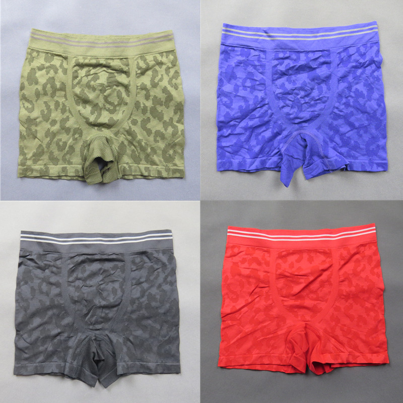 2025新款男子运动内裤速干打底裤弹力无缝足球篮球立体本命年迷彩