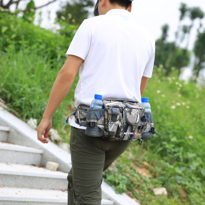 火杰路亚腰包多功能男女大容量臀背包渔具狩猎工具装备户外腰包7L