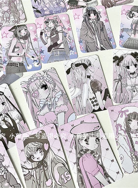 韩国domi小卡id新品明信片DOMI WORLD快闪小卡片自印平替款辣妹