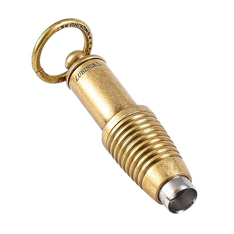 雪茄钻孔刀LUBINSKI鲁宾斯基雪茄打孔器 便携纯铜雕纹雪茄钻刀