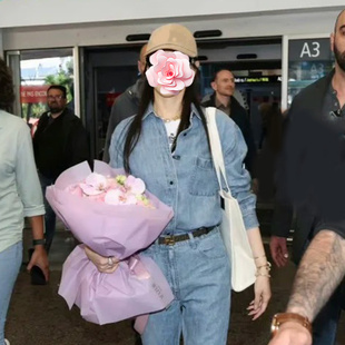 唐嫣同款 不退不换 25新款 特惠259 棉麻薄牛仔衬衣 原439