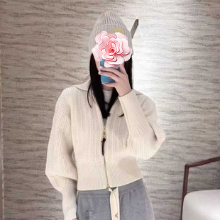 原719 羊毛针织开衫 特惠439 厚实立体扭花 25新款 不退不换