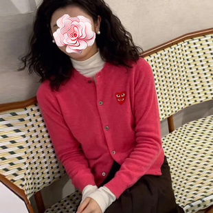 可爱小怪兽60支超细羊毛针织开衫 不退不换 25新款 特惠219 原399