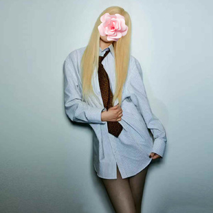 朴彩英同款 不退不换 25新款 特惠239 色织黑白条纹纯棉衬衣 原439