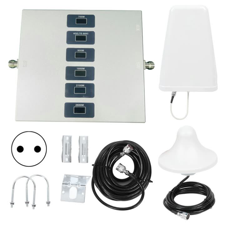 全球用6频2G3G4G5G外贸火热全网通六频手机信号放大器增强接收器