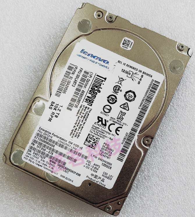 联想 4XB0G88736 00LA873 00FC615 1.2T 10K 2.5 12Gb 服务器硬盘