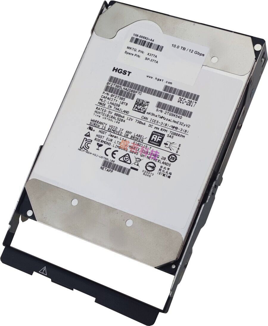 NetApp X377A SP-377A 108-00592+A4 10T 3.5 SAS 12G DS460C硬盘-封面